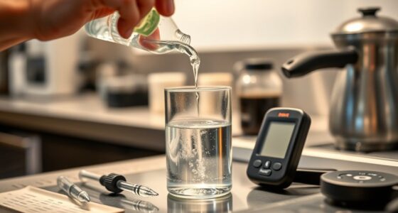 maintain consistent water hardness