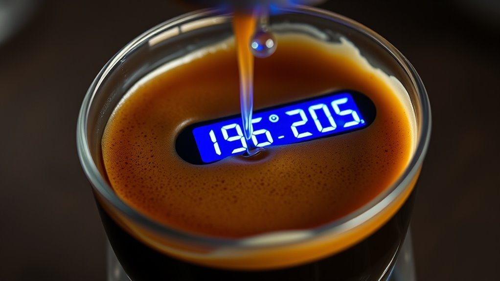 optimal coffee brewing temperature