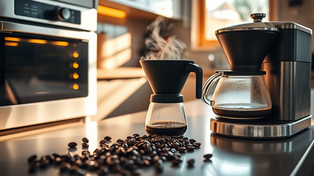 oven impacts coffee brewing
