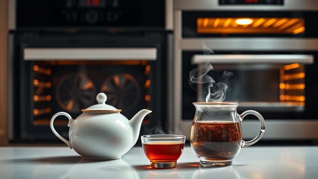 oven temp critical for tea
