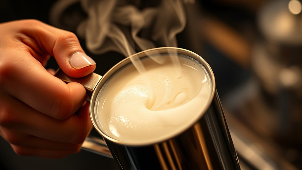 perfect milk frothing technique