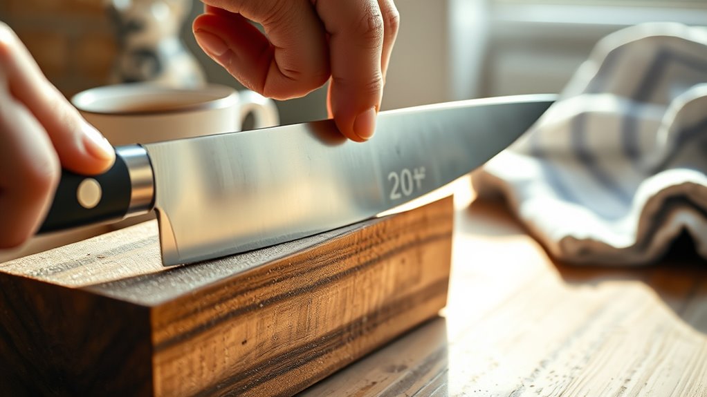 proper sharpening and honing
