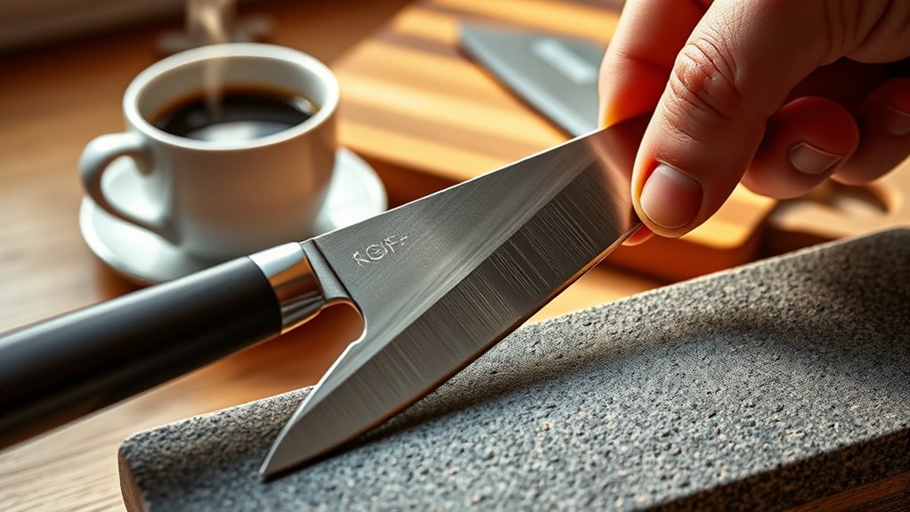proper sharpening technique mastery