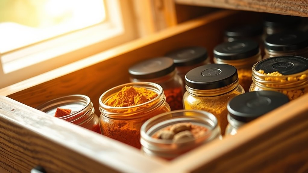 protect spices from light