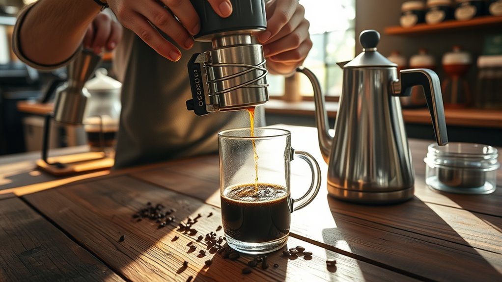 quick solution for aeropress