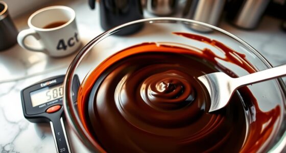 smooth glossy chocolate finish