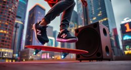 sneaker company integrates music