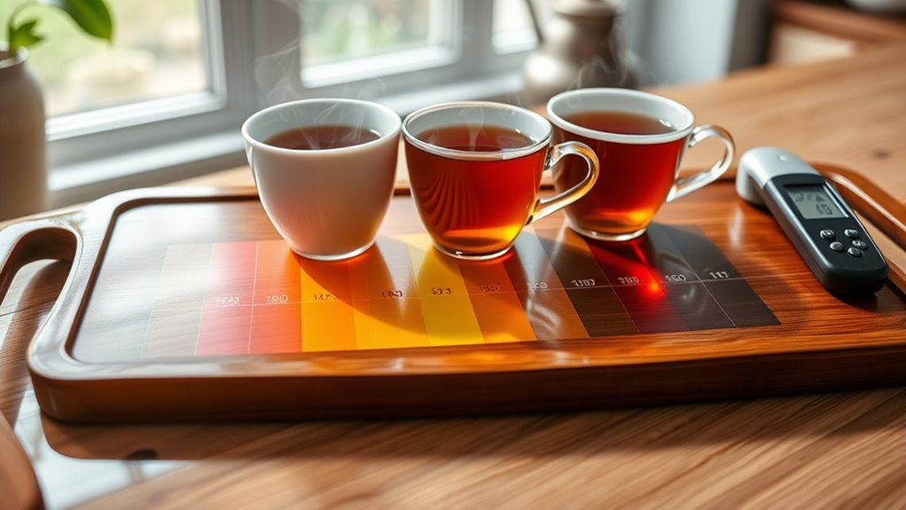 tea temperature influences flavor extraction