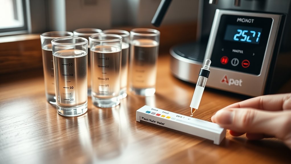 test water mineral content regularly