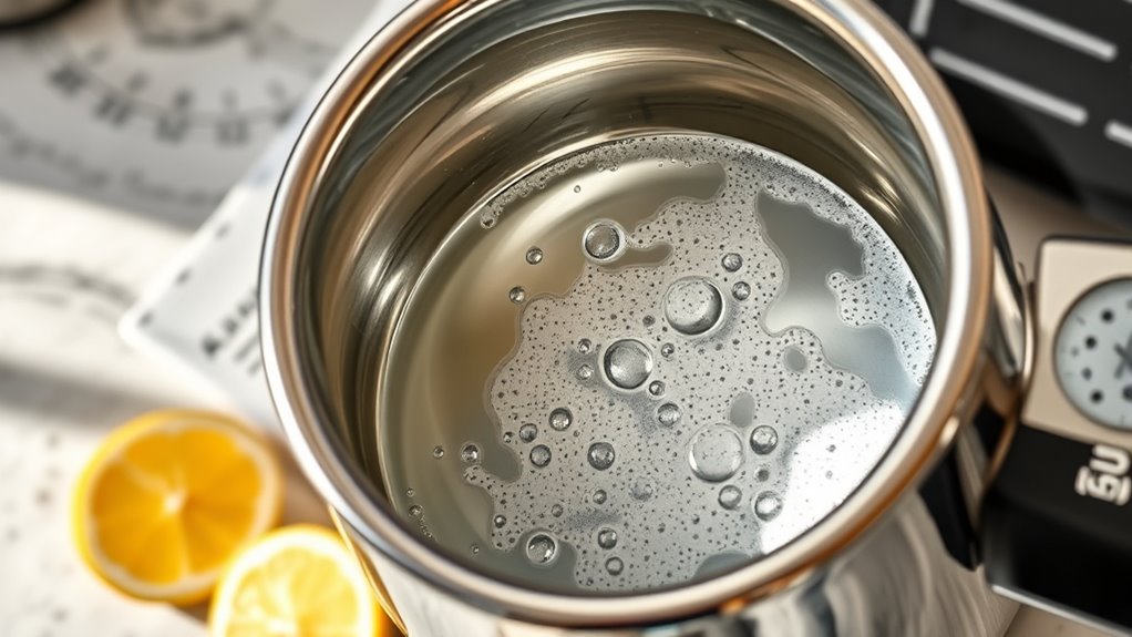 vinegar lemon descaling method