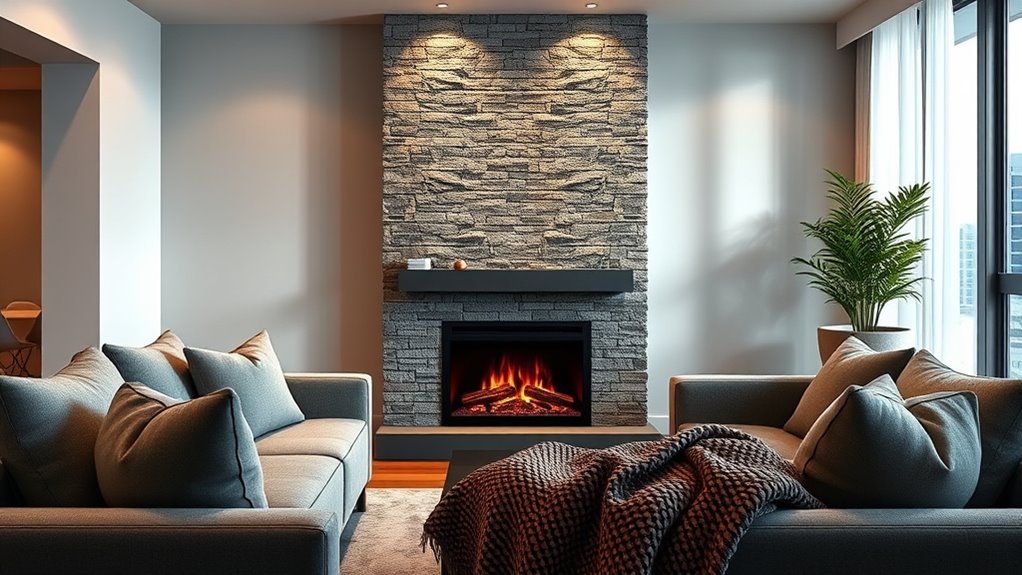 apartment friendly electric fireplace considerations