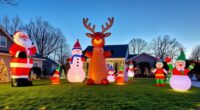 large festive yard inflatables