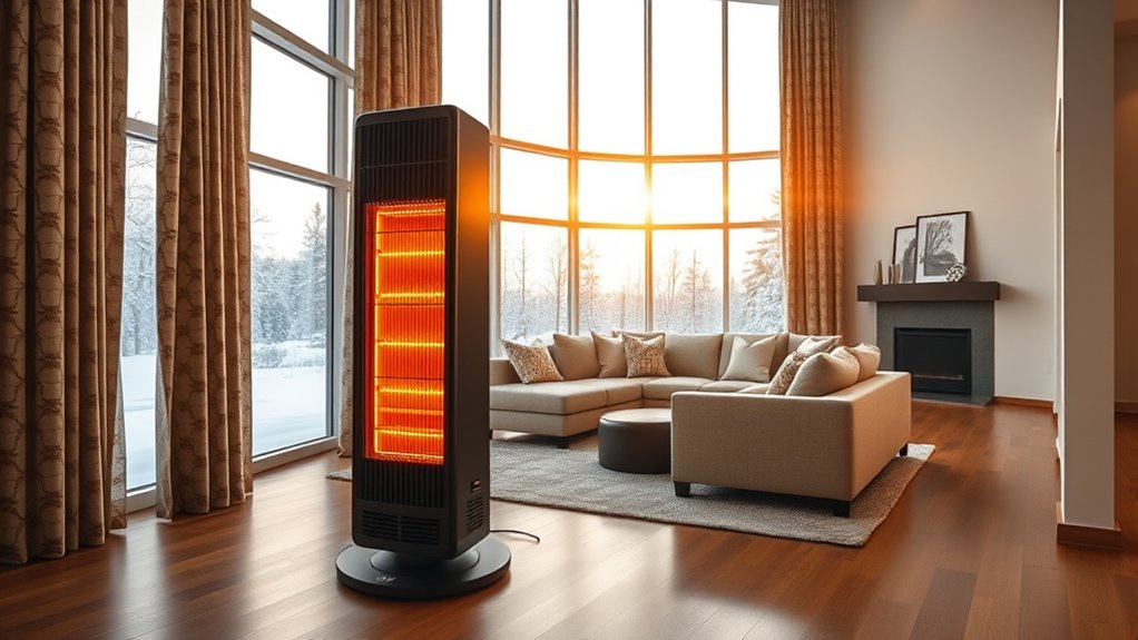 large room heating safety
