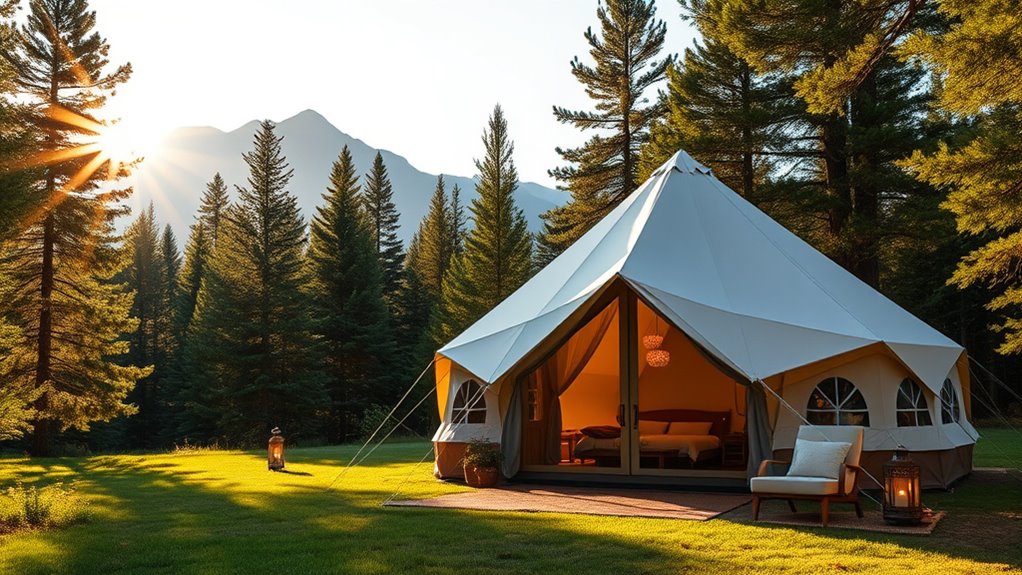 luxury durable camping tents