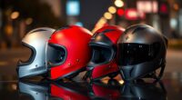 luxury motorcycle helmet selections