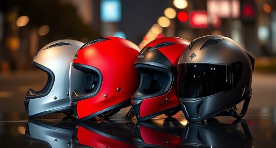 luxury motorcycle helmet selections