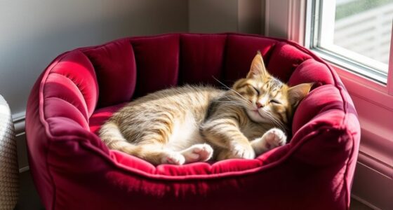 luxury orthopedic cat beds