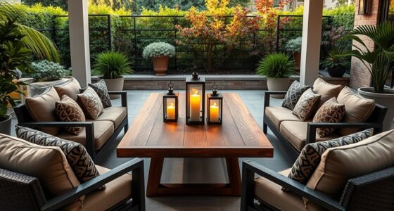 luxury outdoor furniture options