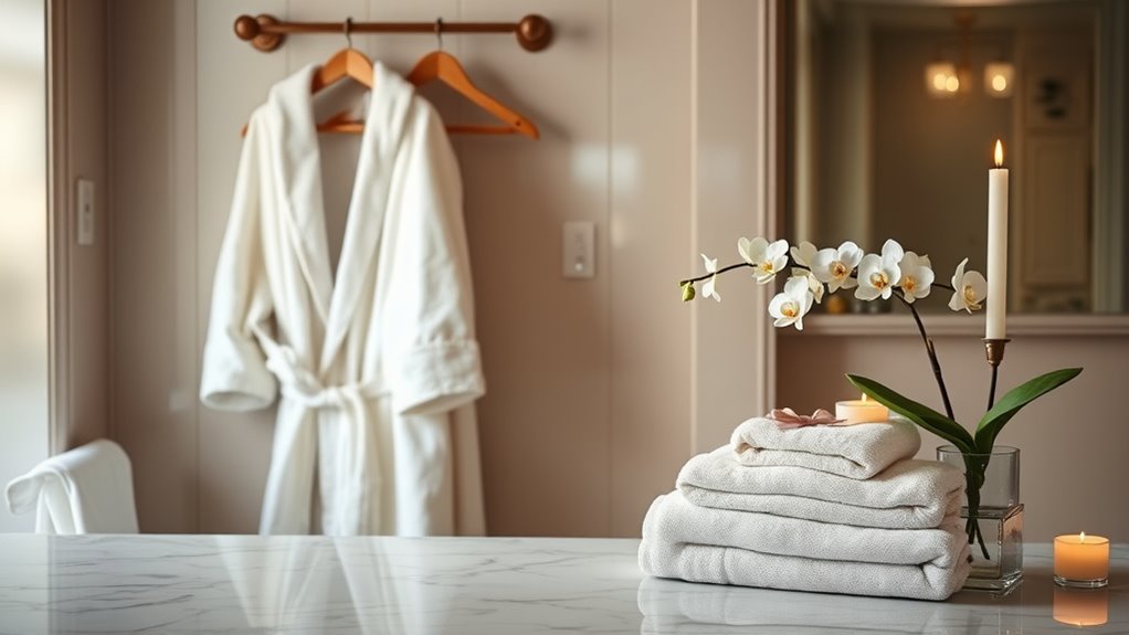 luxury spa towel sets