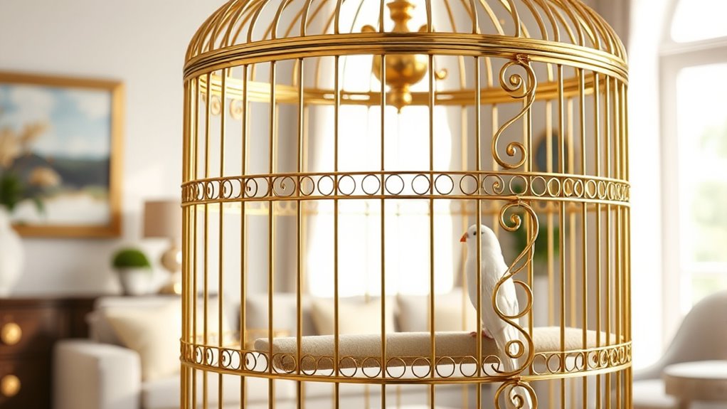 luxury stylish bird cages