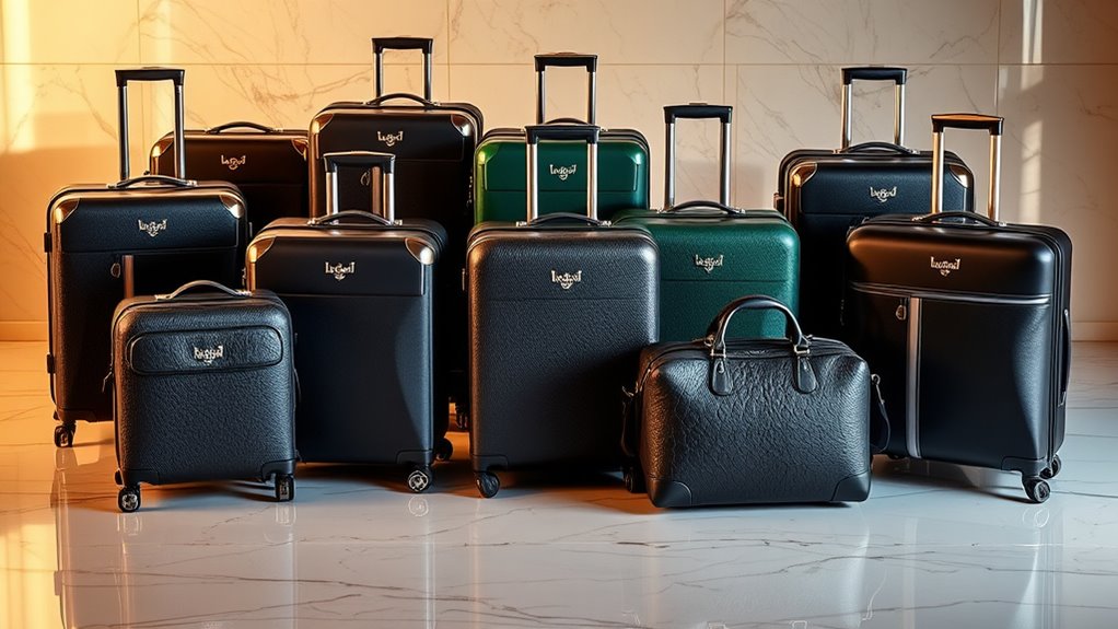 luxury travel luggage sets