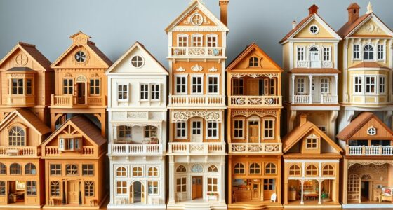 premium wooden dollhouse sets