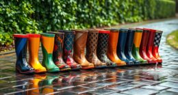 stylish rain boots collection