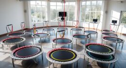 top luxury trampoline workout sets
