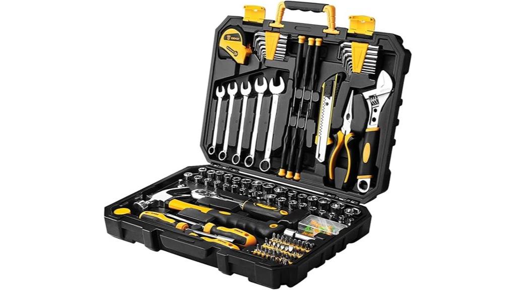 158 piece household tool kit