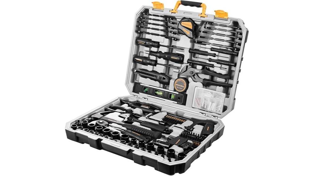218 piece household tool kit