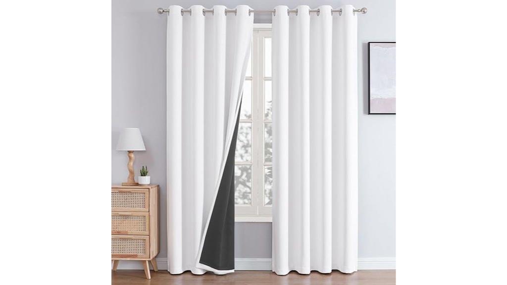 blackout thermal curtain panels