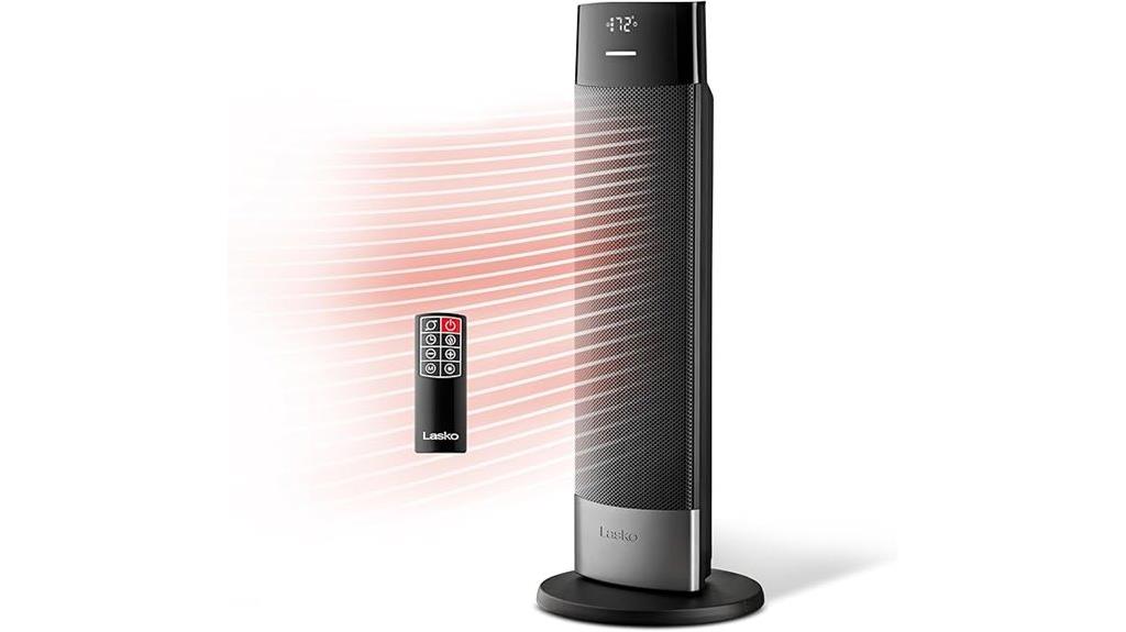 ceramic tower heater oscillates