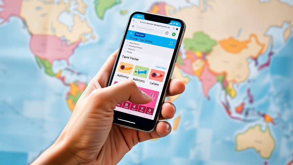 check travel vaccine advisories