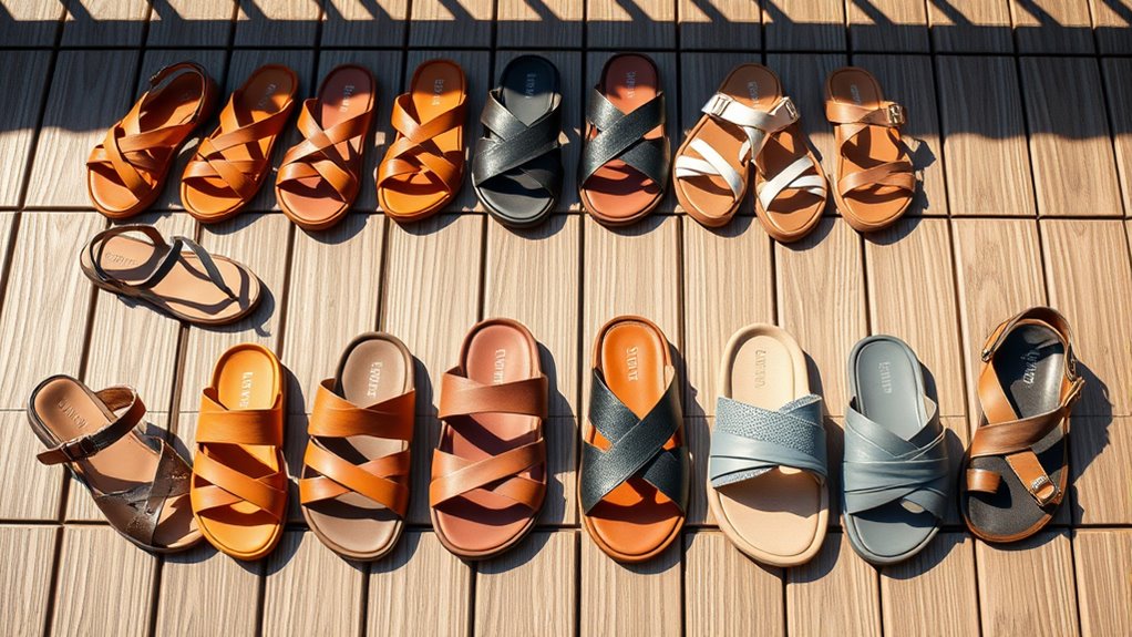 comfortable stylish walking sandals