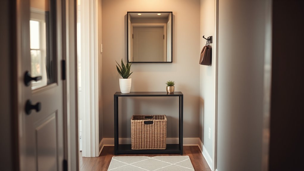 compact entryway decor ideas