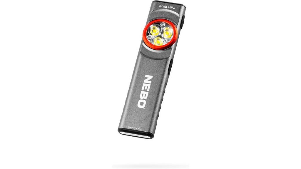 compact rechargeable pocket flashlight