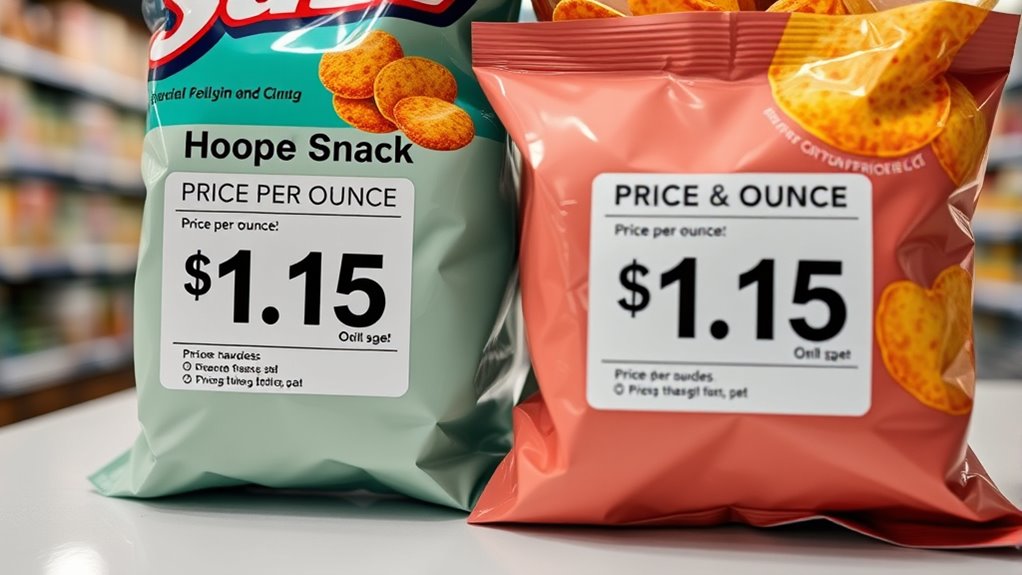 compare prices per unit