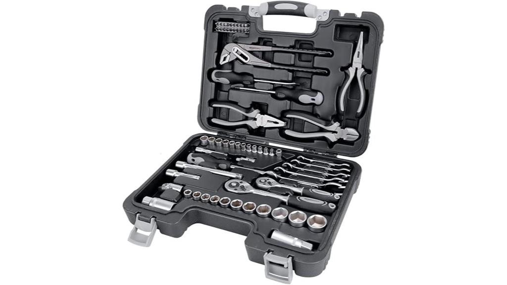 comprehensive 65 piece tool set