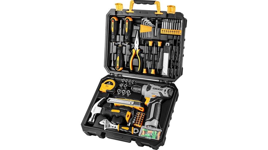 comprehensive cordless drill set