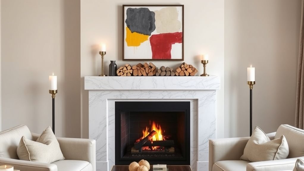 decorative fireplace styling ideas