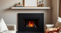 decorative fireplace without fire