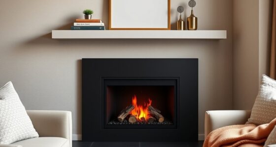 decorative fireplace without fire