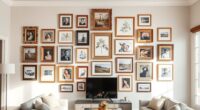 designing an artistic wall layout