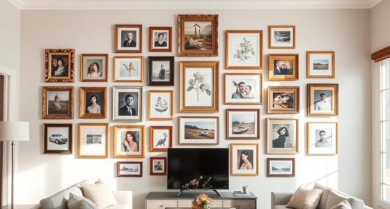 designing an artistic wall layout
