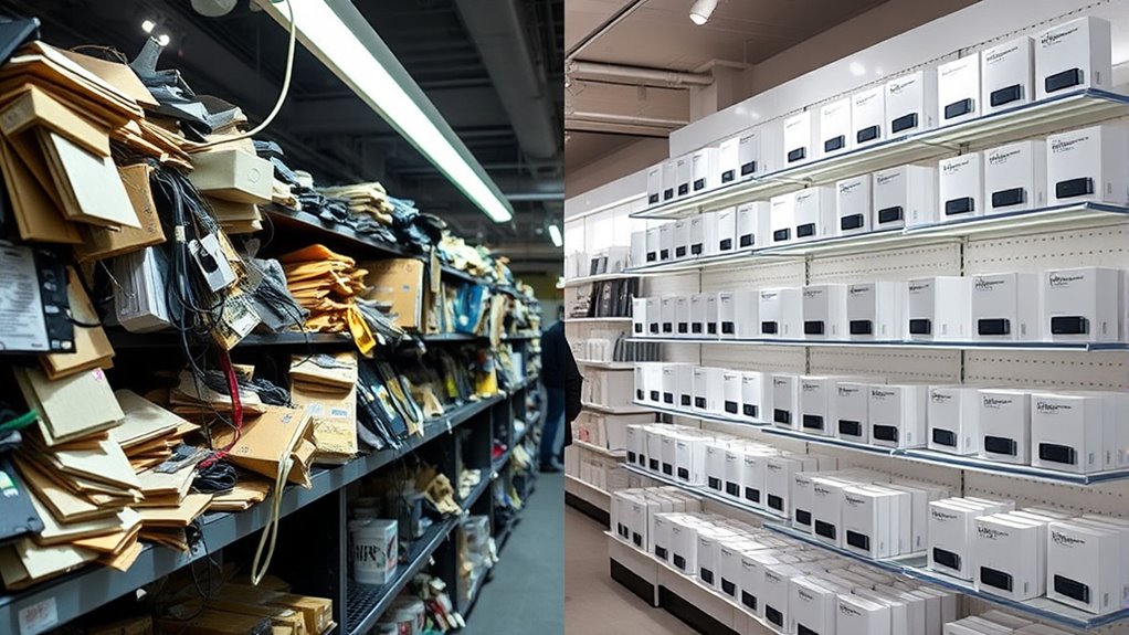 differences in outlet and retail