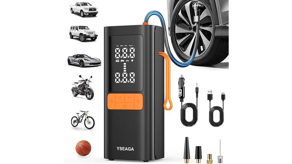 digital tire inflator auto shut off