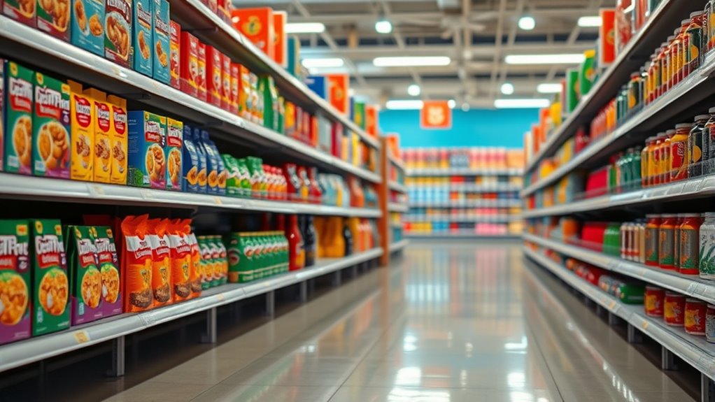 display fixtures with shelves
