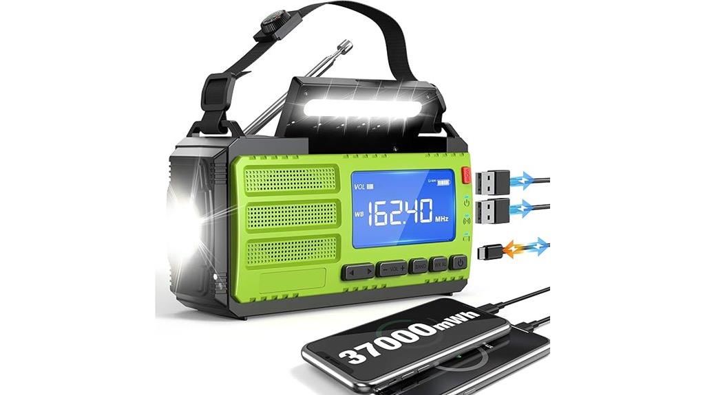 emergency radio with power