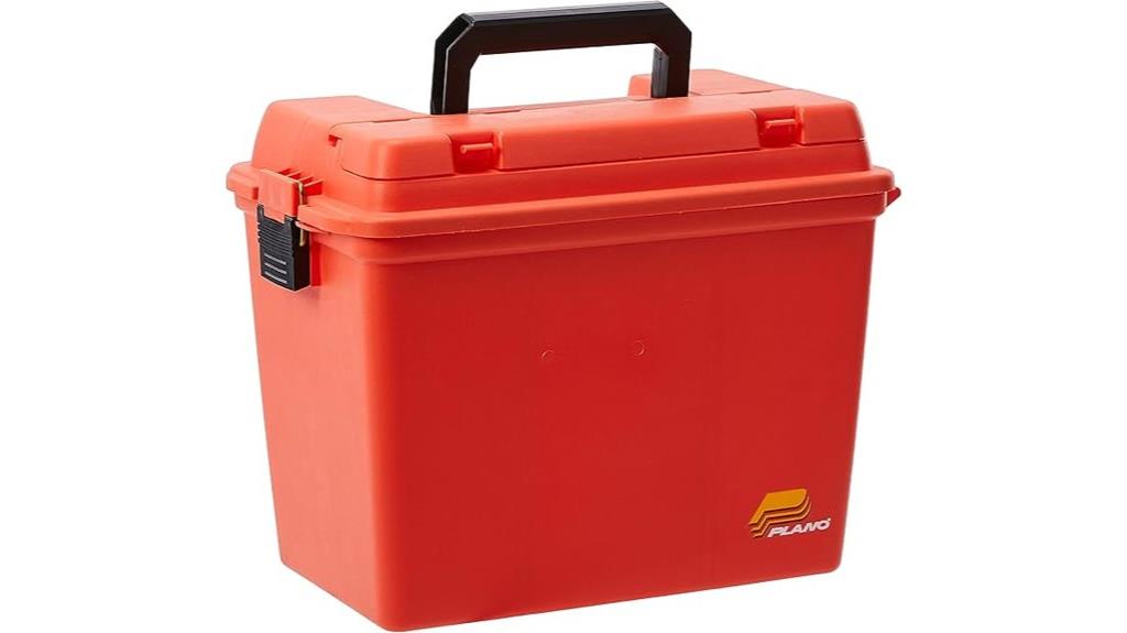 extra large orange storage box