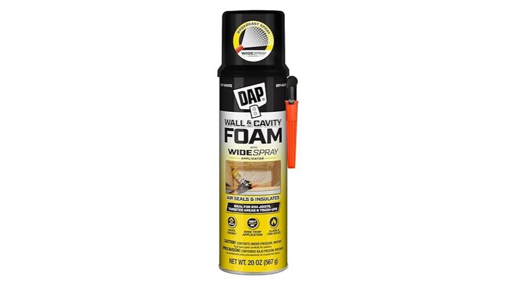 foam with wide spray